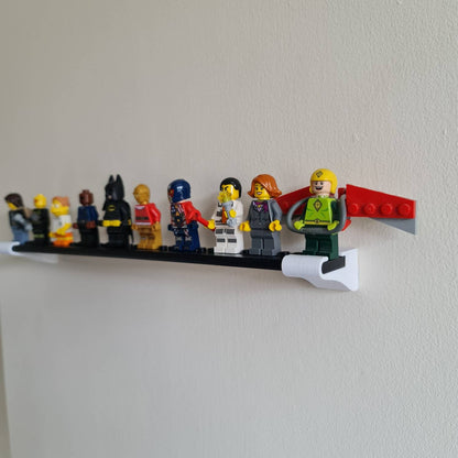 Modular Wall-Mounted Display Rack for Mini-Figures - Simple and Stylish Storage Shelf