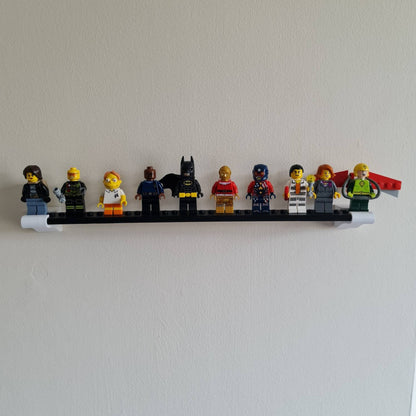 Modular Wall-Mounted Display Rack for Mini-Figures - Simple and Stylish Storage Shelf