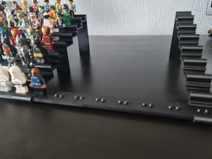 Large Tiered Display Stand for 64 Mini-Figures - Modular Storage Rack Shelf