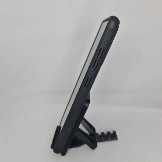 Pocket sized folding adjustable phone stand holder