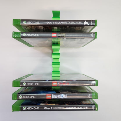 Modular Wall-Mounted Xbox One Game Storage Display Shelf - Horizontal Rack for 10 Games