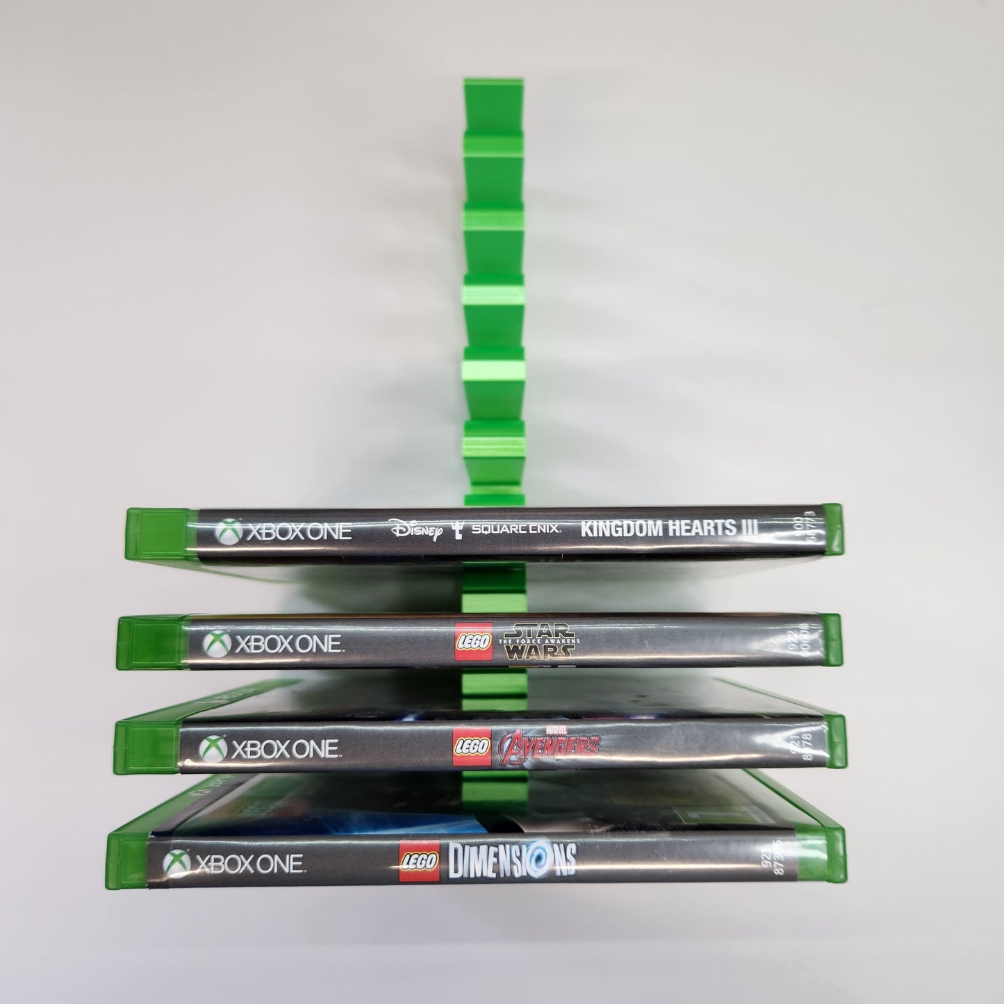 Modular Wall-Mounted Xbox One Game Storage Display Shelf - Horizontal Rack for 10 Games